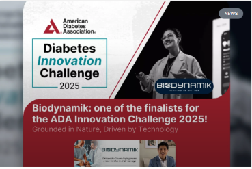 BioDynamik Named Finalist. In American Diabetes Association’s 2025 Innovation Challenge